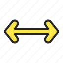arrow, arrows, directional, expand, horizontal, indicator, maximize