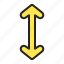 arrow, arrows, directional, expand, indicator, resize, size 