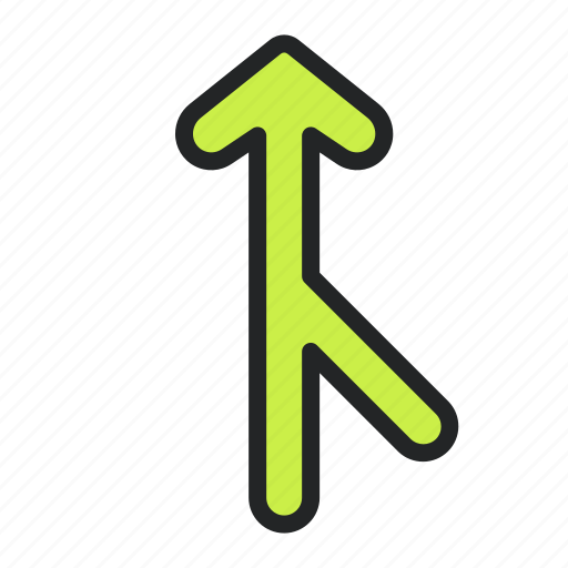 Arrow, arrows, directional, indicator, intersection icon - Download on Iconfinder