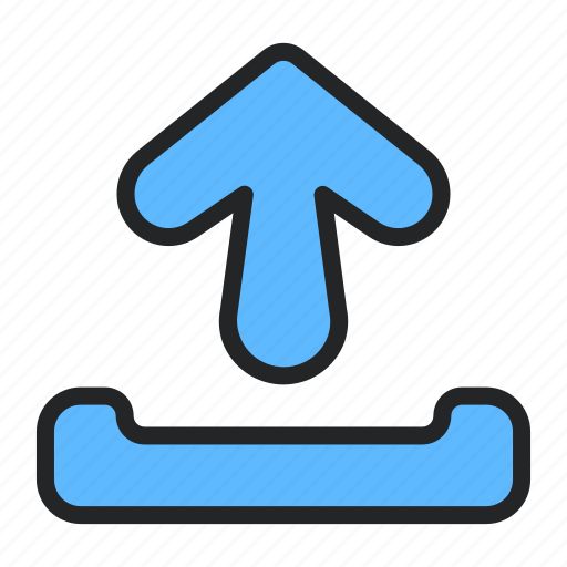 Arrow, arrows, directional, indicator, send, upload icon - Download on Iconfinder