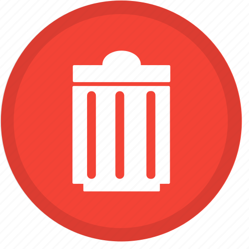 Cancel, close, delete, exit, remove, trash, trashcan icon - Download on Iconfinder