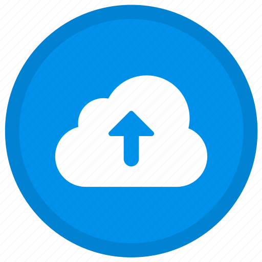 Cloud, upload, arrow, up, round icon - Download on Iconfinder