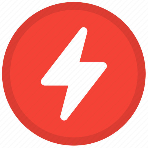 Bolt, charge, electric, electricity, energy, power, round icon - Download on Iconfinder