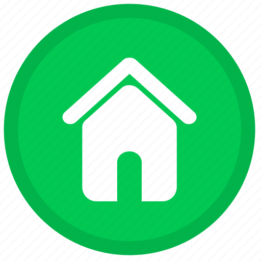 Home, building, house, office, round icon - Download on Iconfinder