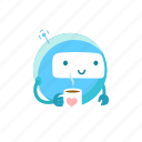 round, robot, cup, coffee, break