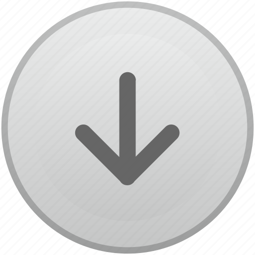 Arrow, bottom, down, function, key, keyboard, mobile icon - Download on Iconfinder