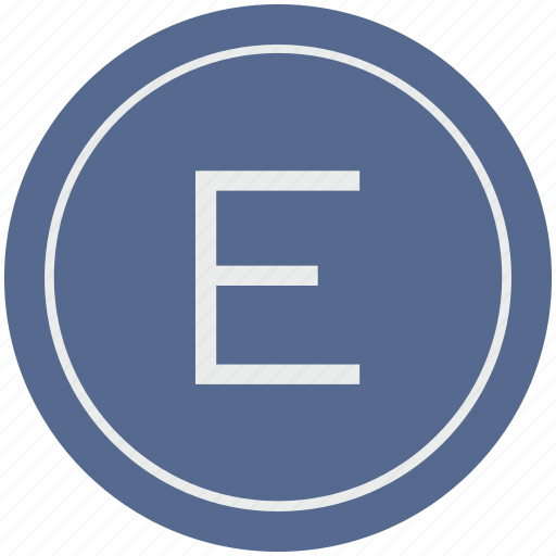 E, english, latin, letter, uppercase icon - Download on Iconfinder