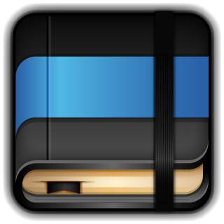 Blue, moleskine icon - Free download on Iconfinder