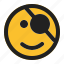 emoji, emoticon, expression, face, pirate 