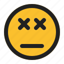 emoji, emoticon, expression, face, headache