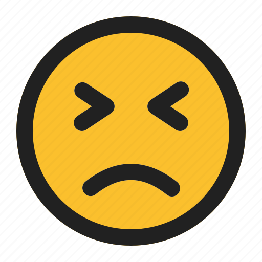 Emoji, emoticon, expression, face, frowning, sick icon - Download on Iconfinder