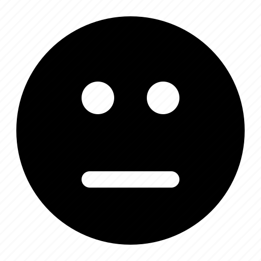 Emoji, emoticon, expression, face, neutral icon - Download on Iconfinder