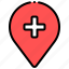 pin, location, map, add 