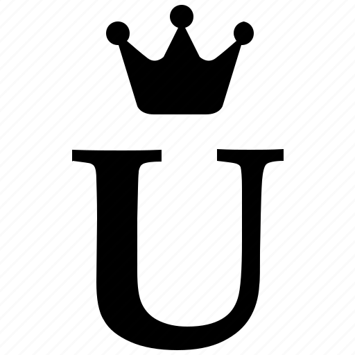 Alphabet, crown, english, letter, royal, u icon - Download on Iconfinder