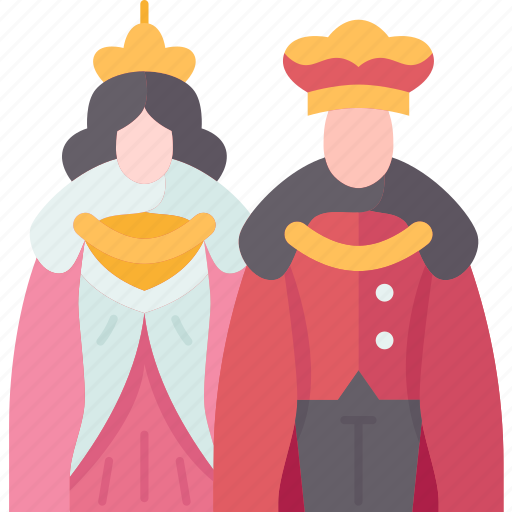 King, queen, royal, crowns, medieval icon - Download on Iconfinder