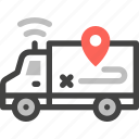 internet of things, iot, technology, delivery truck, shipping, transportation, vehicle