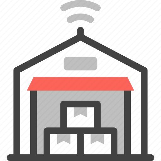 Internet of things, iot, technology, warehouse, wireless, home, storage icon - Download on Iconfinder