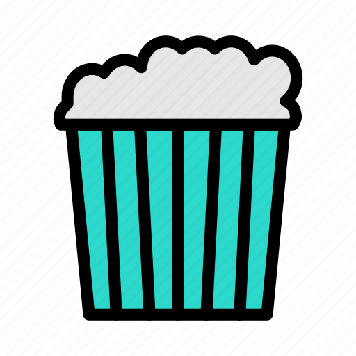 Popcorn, snack, food, match, stadium icon - Download on Iconfinder