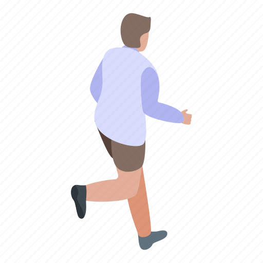 Baby, boy, cartoon, isometric, running, silhouette, water icon - Download on Iconfinder
