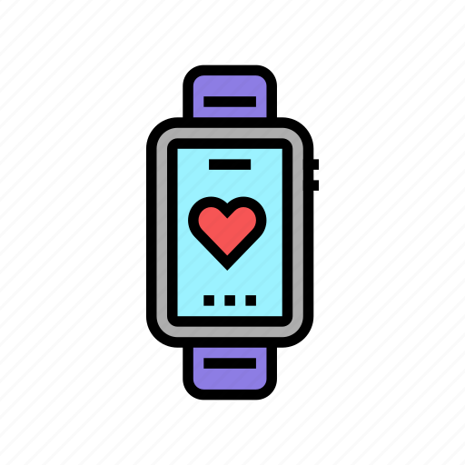Sport, heart, running, watch, athletic, rhythm icon - Download on Iconfinder