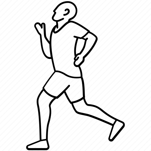 Male, jogging, run, gym training, man, marathon, runner icon - Download on Iconfinder