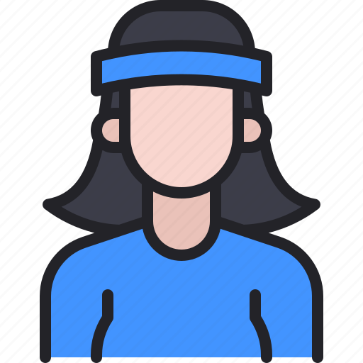 Avatar, girl, run, sport, woman icon - Download on Iconfinder