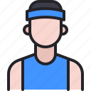 avatar, man, run, sport, user