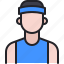 avatar, man, run, sport, user 