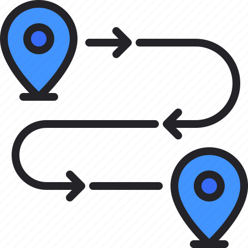 Direction, gps, location, navigation, pin icon - Download on Iconfinder