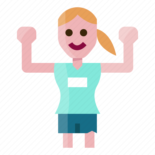 Sport, woman, race, running, exercise, female icon - Download on Iconfinder