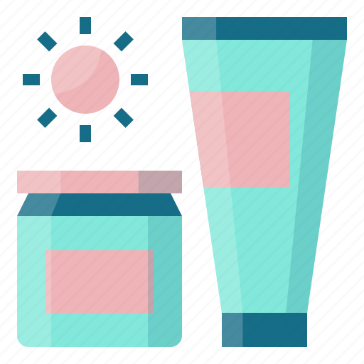 Sun, block, cream, beauty, cosmetic, lotion, running icon - Download on Iconfinder
