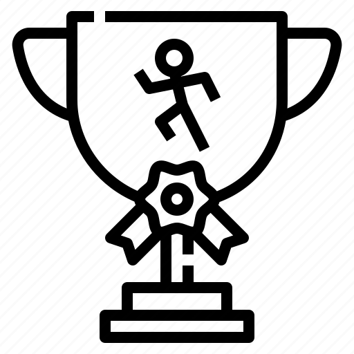 Trophy, running, winner, competition, sport icon - Download on Iconfinder