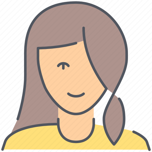 Daughter, female, girl, kid, person, teenager, user icon - Download on Iconfinder