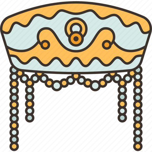 Kokoshnik, russian, traditional, hat, decoration icon - Download on Iconfinder
