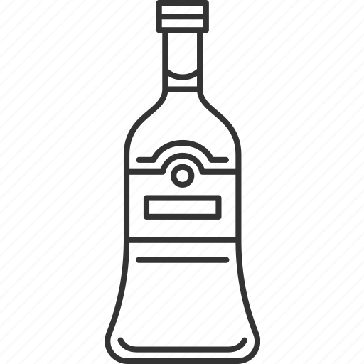 Vodka, liquor, alcohol, booze, bottle icon - Download on Iconfinder