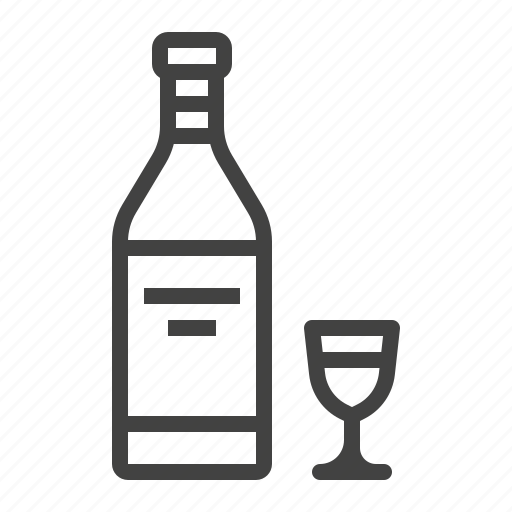 Alcoholic, bottle, drink, vodka icon - Download on Iconfinder