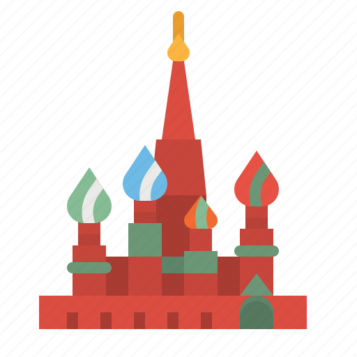 Basil, cathedral, landmark, russia, saint icon - Download on Iconfinder