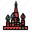 basil, cathedral, landmark, russia, saint 