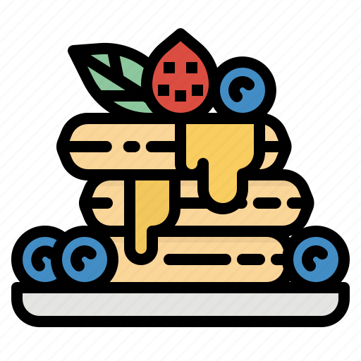 Baker, dessert, french, pancakes, syrup icon - Download on Iconfinder