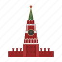 architecture, kremlin, landmark, russia, tower, wall