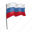 flag, national, russia, state 