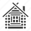 cottage, forester, hut, wooden 