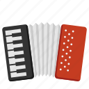 musical, instrument, accordion, piano accordion, melodeon, bayan, squeezebox