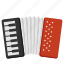 musical, instrument, accordion, piano accordion, melodeon, bayan, squeezebox 