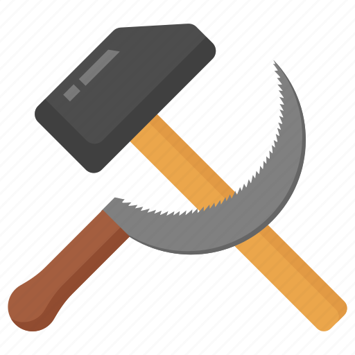 Proletarian, sickle, solidarity, russian, hammer, peasant icon - Download on Iconfinder