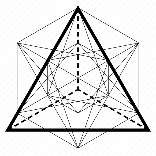 Geometry, sacred, tetrahedron icon - Download on Iconfinder