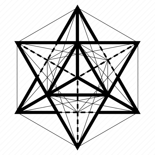 Geometry, sacred, star tetrahedron icon - Download on Iconfinder