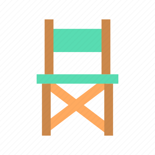Camp chair, deck chair, chair, beach chair, seat, easy chair, furniture icon - Download on Iconfinder