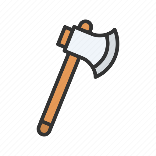 Axe, cut, hatchet, tomahawk, axe tool, viking, wood icon - Download on Iconfinder