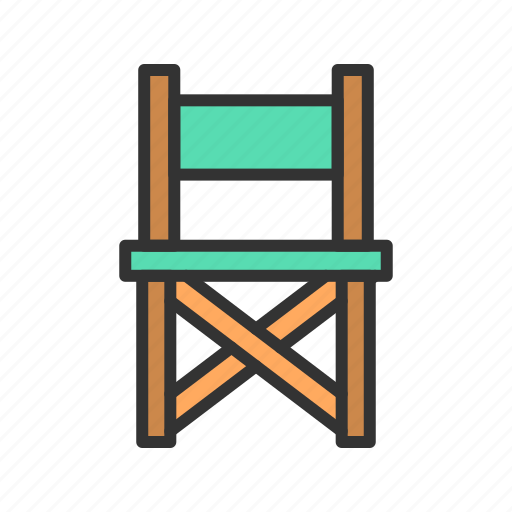 Camp chair, deck chair, chair, beach chair, seat, easy chair, furniture icon - Download on Iconfinder